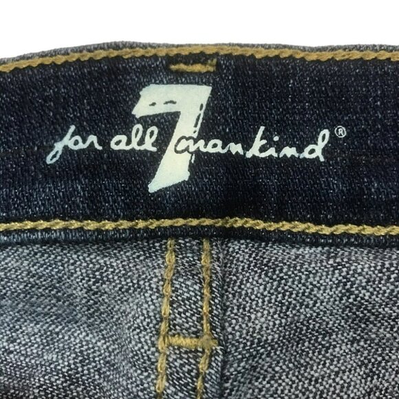 7 For All Mankind Josefina Skinny Boyfriend Jean Womans 25 - Picture 12 of 14